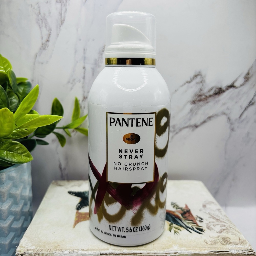 Pantene Pro-V Never Stray No Crunch Hairspray 5.6 oz Alcohol Free Discontinued